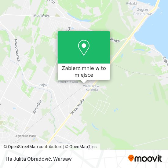 Mapa Ita Julita Obradović