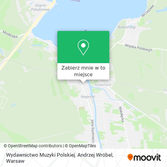 Mapa Wydawnictwo Muzyki Polskiej. Andrzej Wróbel