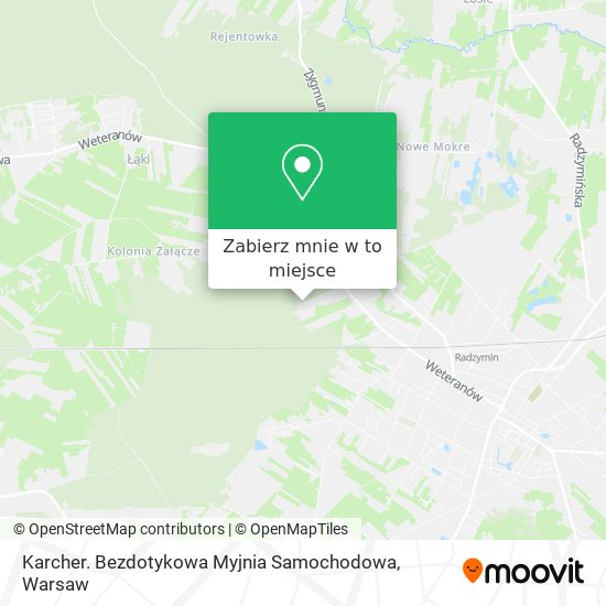 Mapa Karcher. Bezdotykowa Myjnia Samochodowa