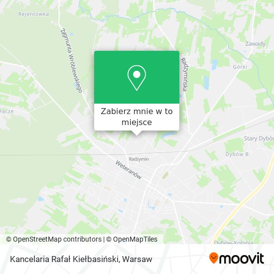 Mapa Kancelaria Rafał Kiełbasiński