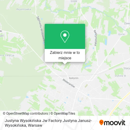 Mapa Justyna Wysokińska Jw Factory Justyna Janusz-Wysokińska