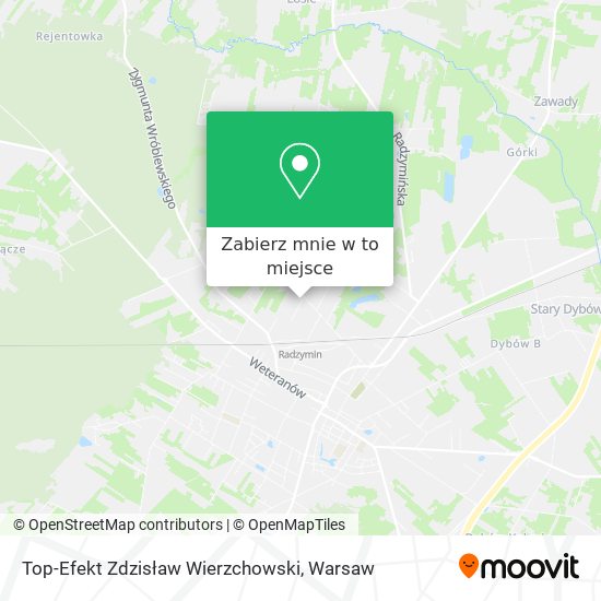 Mapa Top-Efekt Zdzisław Wierzchowski