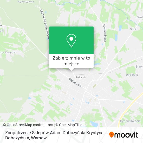 Mapa Zaopatrzenie Sklepów Adam Dobczyński Krystyna Dobczyńska