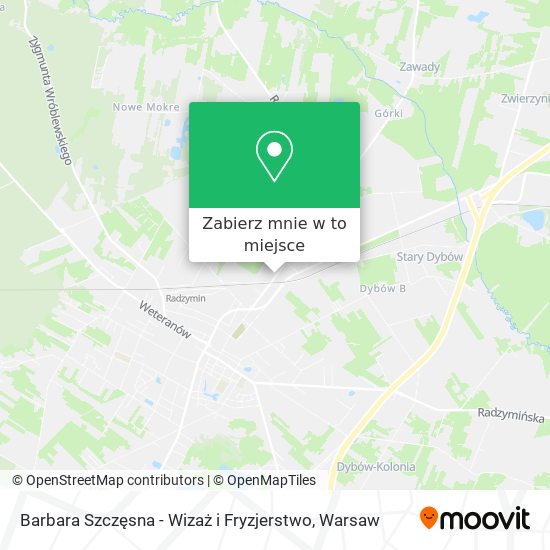 Mapa Barbara Szczęsna - Wizaż i Fryzjerstwo