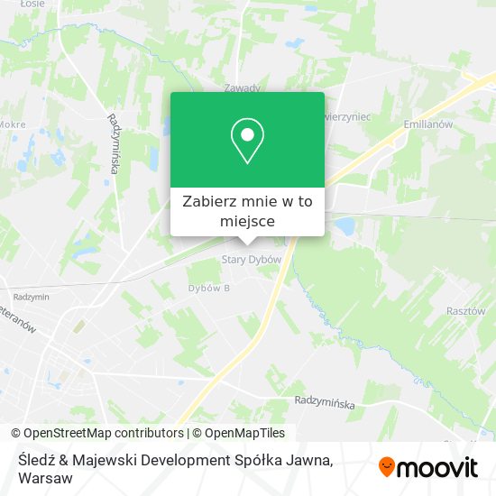 Mapa Śledź & Majewski Development Spółka Jawna