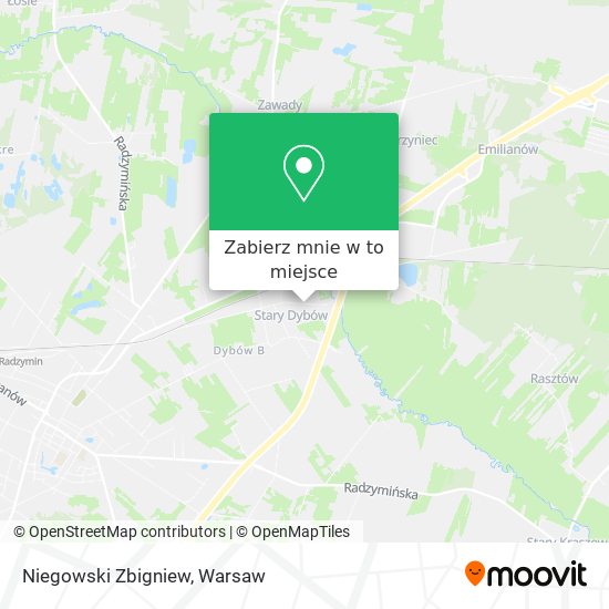 Mapa Niegowski Zbigniew