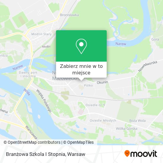 Mapa Branżowa Szkola I Stopnia