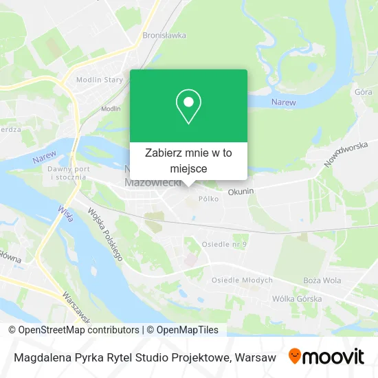 Mapa Magdalena Pyrka Rytel Studio Projektowe