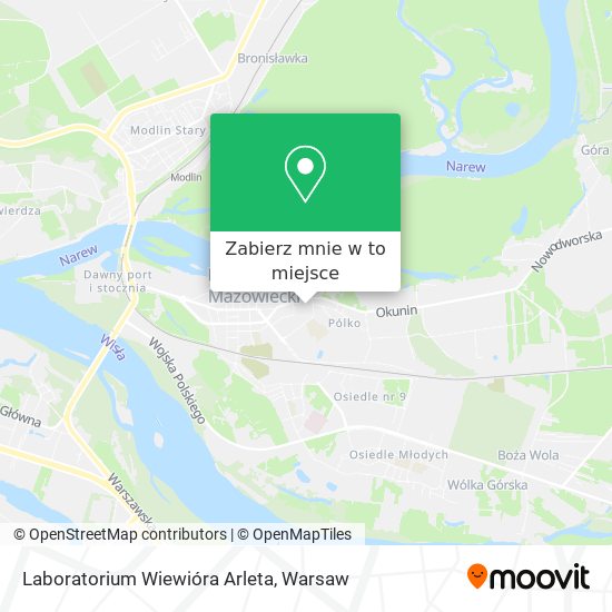 Mapa Laboratorium Wiewióra Arleta