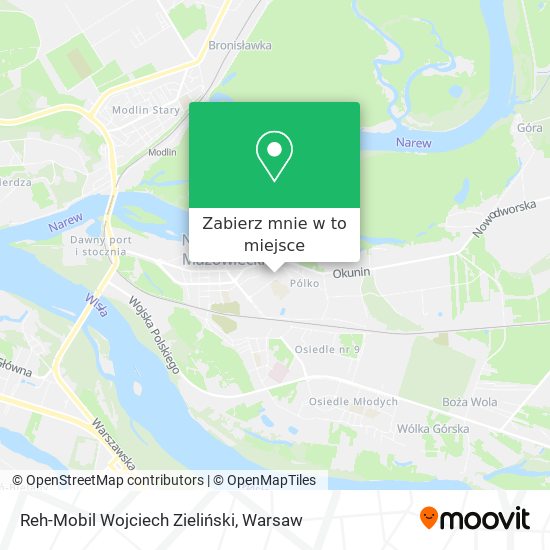 Mapa Reh-Mobil Wojciech Zieliński