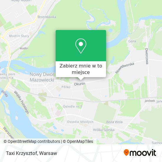 Mapa Taxi Krzysztof