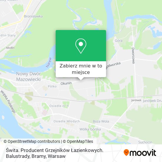 Mapa Świta. Producent Grzejników Łazienkowych. Balustrady, Bramy