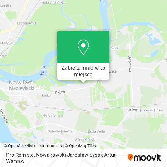 Mapa Pro Rem s.c. Nowakowski Jarosław Łysak Artur