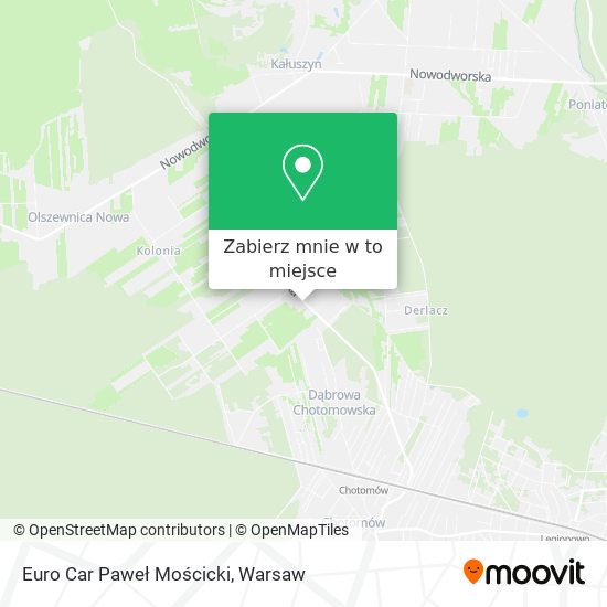 Mapa Euro Car Paweł Mościcki