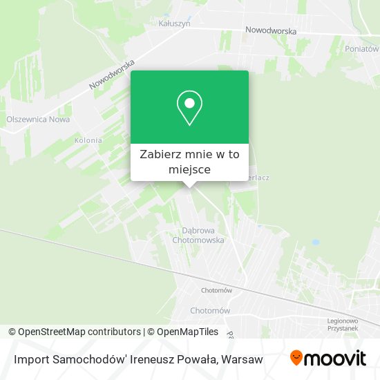 Mapa Import Samochodów' Ireneusz Powała