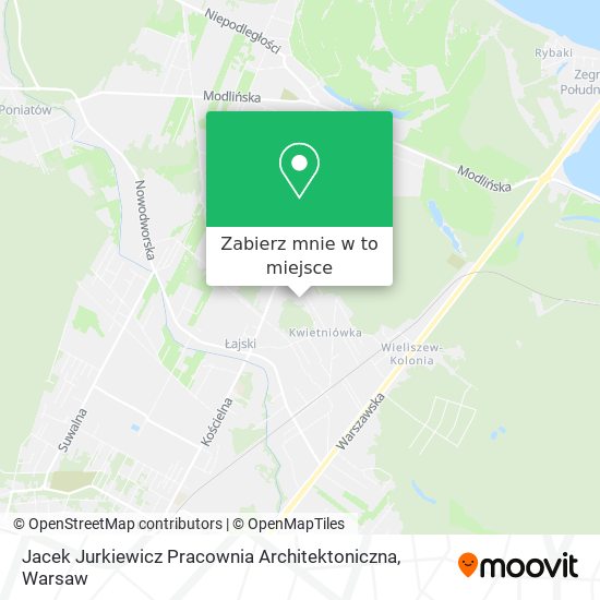 Mapa Jacek Jurkiewicz Pracownia Architektoniczna