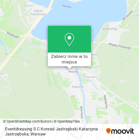 Mapa Eventdressing S C Konrad Jastrzębski Katarzyna Jastrzębska