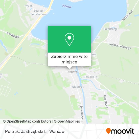 Mapa Poltrak. Jastrzębski L.