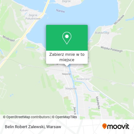 Mapa Belin Robert Zalewski