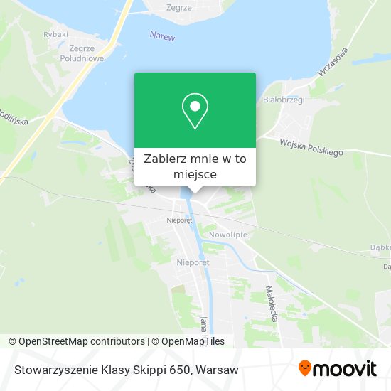 Mapa Stowarzyszenie Klasy Skippi 650