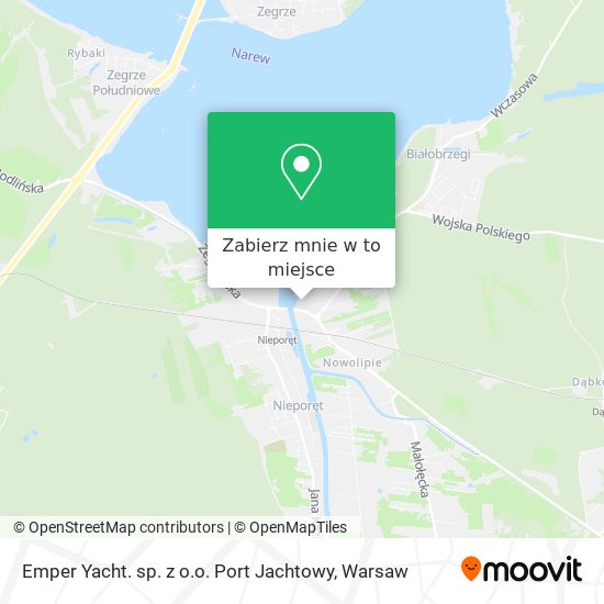 Mapa Emper Yacht. sp. z o.o. Port Jachtowy