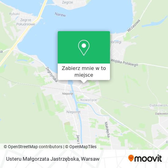 Mapa Usteru Małgorzata Jastrzębska