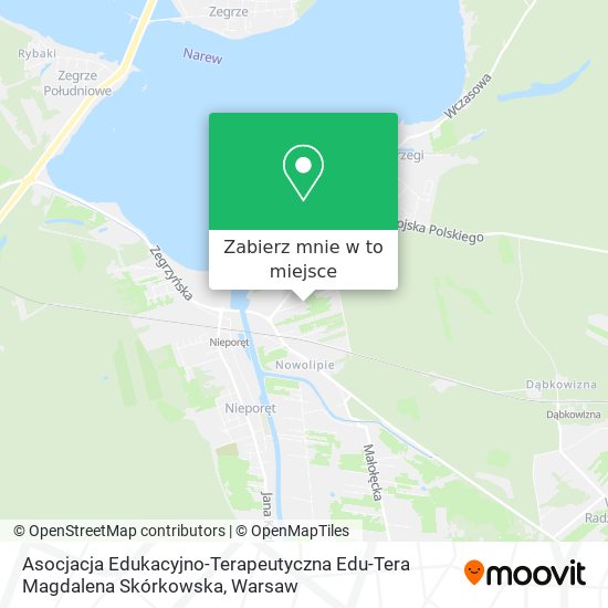 Mapa Asocjacja Edukacyjno-Terapeutyczna Edu-Tera Magdalena Skórkowska