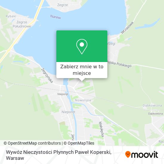 Mapa Wywóz Nieczystości Płynnych Paweł Koperski