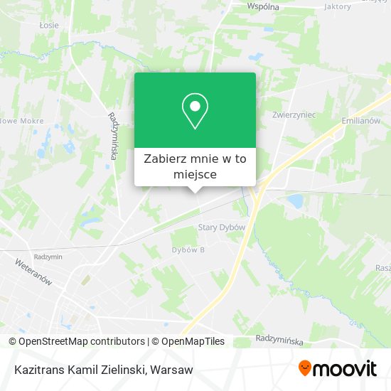 Mapa Kazitrans Kamil Zielinski