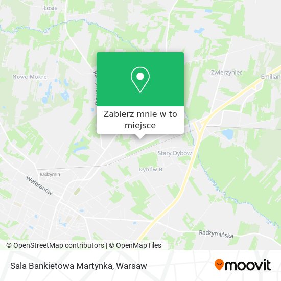 Mapa Sala Bankietowa Martynka