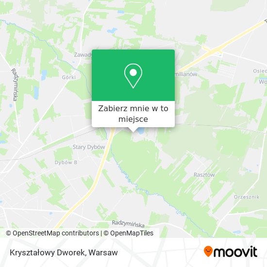 Mapa Kryształowy Dworek