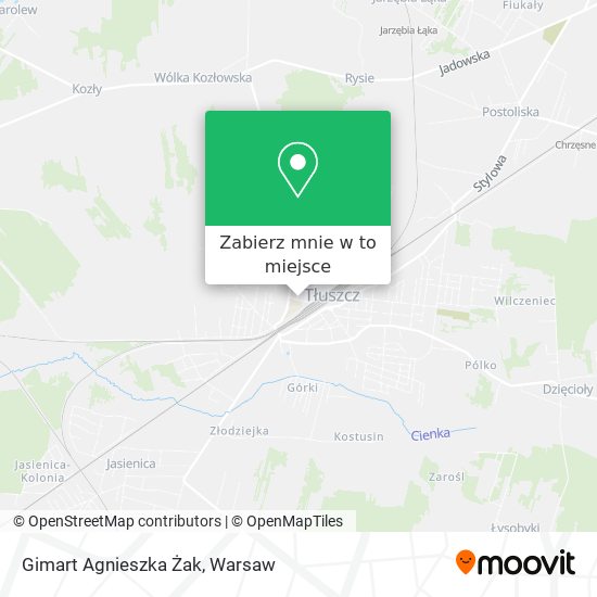 Mapa Gimart Agnieszka Żak