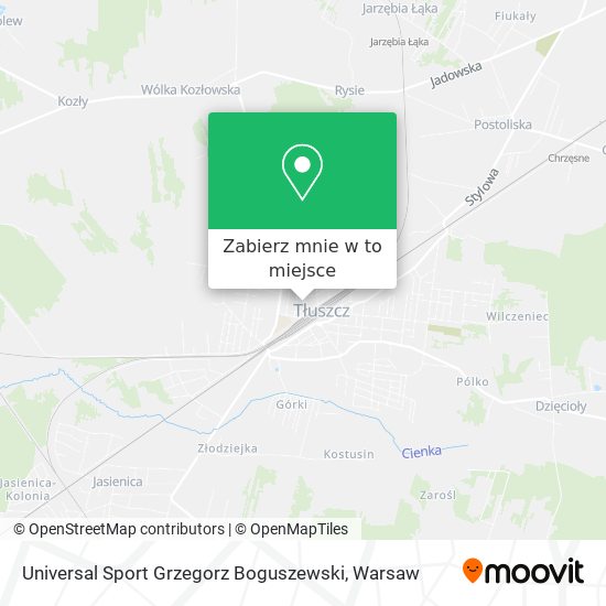 Mapa Universal Sport Grzegorz Boguszewski