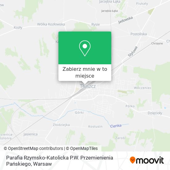 Mapa Parafia Rzymsko-Katolicka P.W. Przemienienia Pańskiego