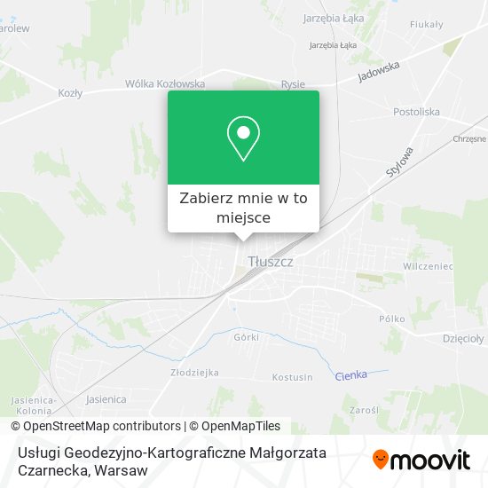 Mapa Usługi Geodezyjno-Kartograficzne Małgorzata Czarnecka