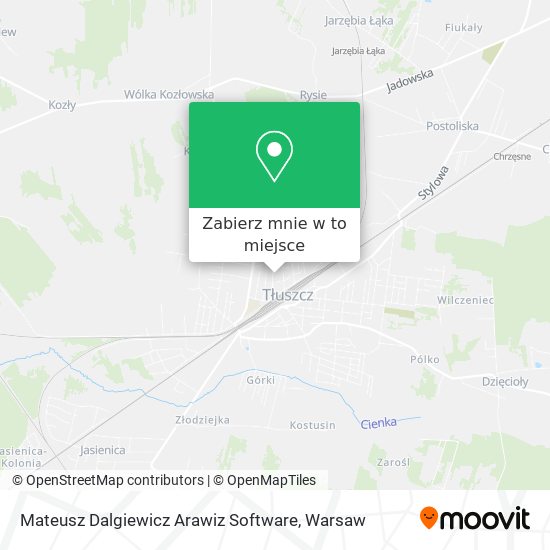 Mapa Mateusz Dalgiewicz Arawiz Software