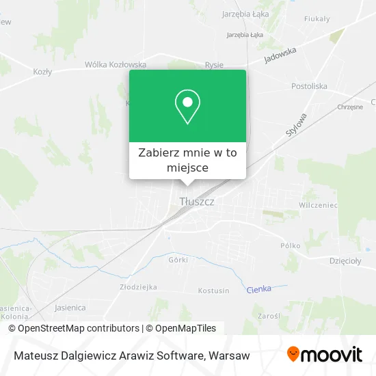 Mapa Mateusz Dalgiewicz Arawiz Software