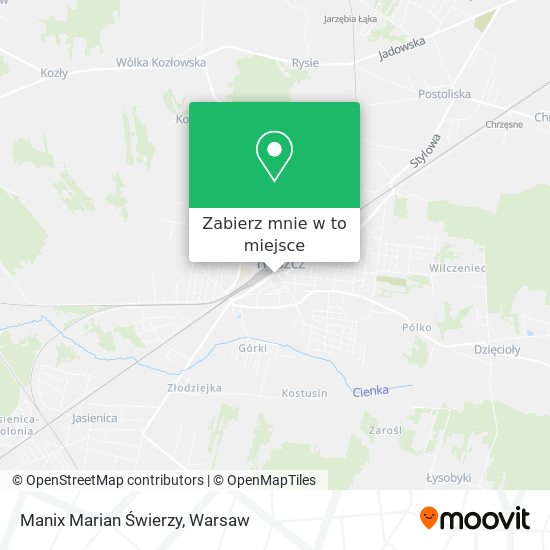 Mapa Manix Marian Świerzy