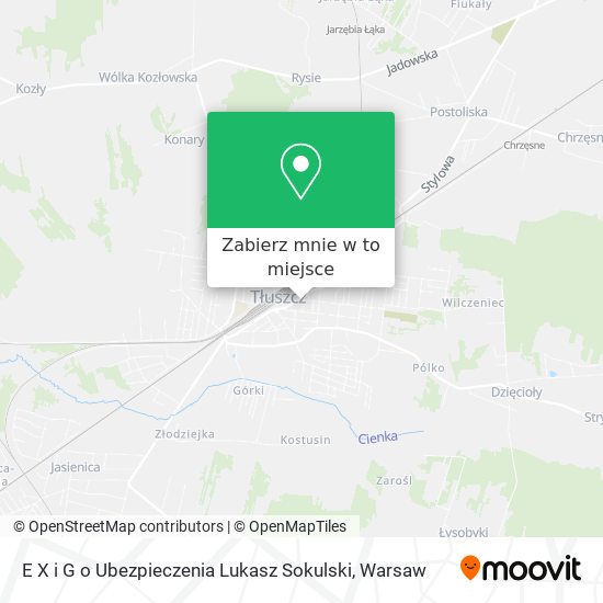 Mapa E X i G o Ubezpieczenia Lukasz Sokulski