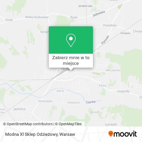 Mapa Modna Xl Sklep Odzieżowy