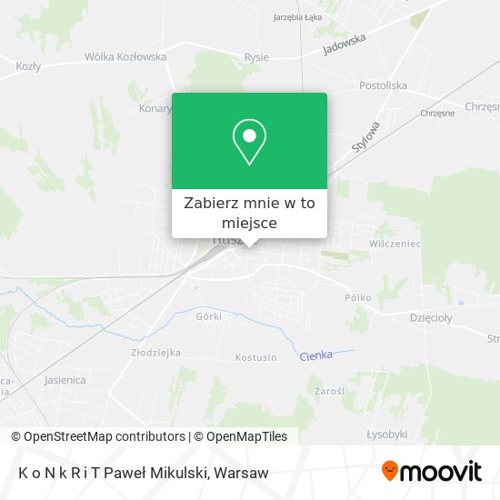 Mapa K o N k R i T Paweł Mikulski