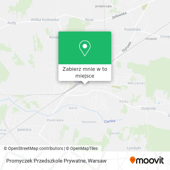 Mapa Promyczek Przedszkole Prywatne