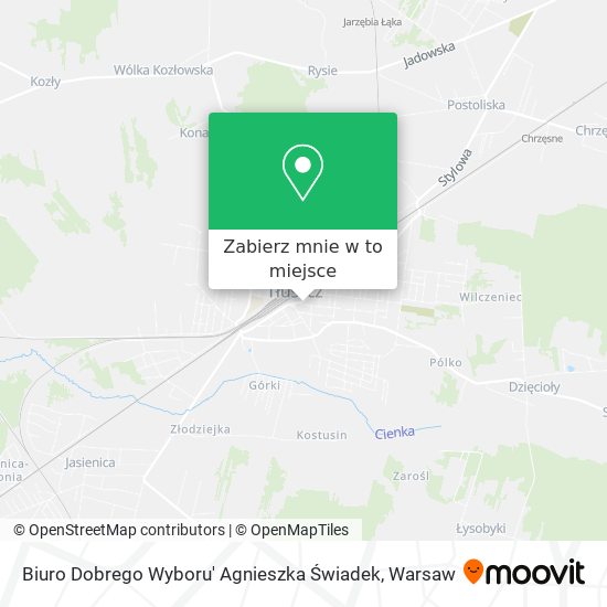 Mapa Biuro Dobrego Wyboru' Agnieszka Świadek