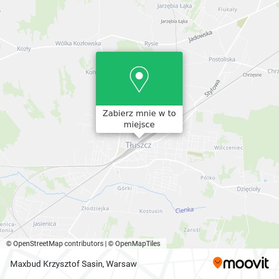 Mapa Maxbud Krzysztof Sasin