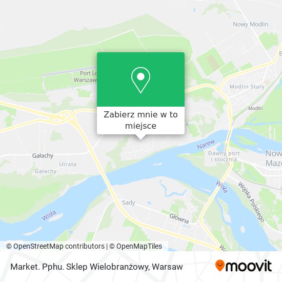 Mapa Market. Pphu. Sklep Wielobranżowy