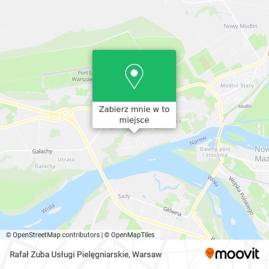 Mapa Rafał Zuba Usługi Pielęgniarskie