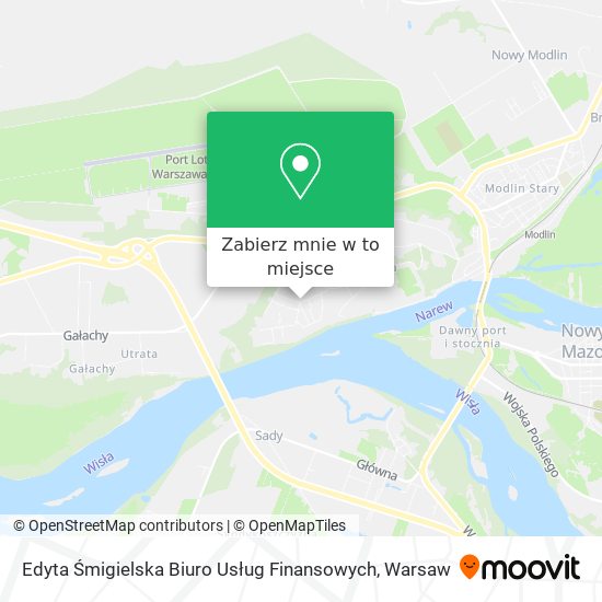 Mapa Edyta Śmigielska Biuro Usług Finansowych