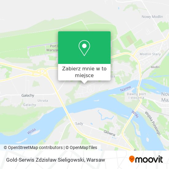 Mapa Gold-Serwis Zdzisław Sieligowski