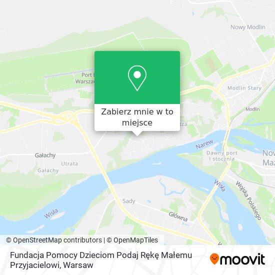 Mapa Fundacja Pomocy Dzieciom Podaj Rękę Małemu Przyjacielowi