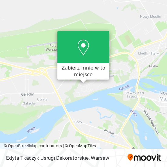 Mapa Edyta Tkaczyk Usługi Dekoratorskie